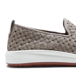 Store Fratelli Rossetti Woven Suede Sneaker | Dove Grey