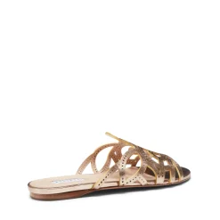 Store Fratelli Rossetti Gold Leather Sandal | Light gold