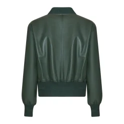 Clearance Fratelli Rossetti Nappa Leather Bomber | Green