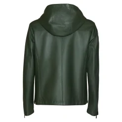 Shop Fratelli Rossetti Nappa Leather Jacket | Green