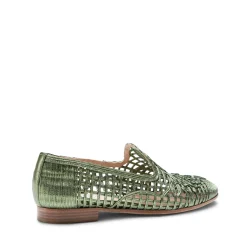 Cheap Fratelli Rossetti Green Woven Slipper | Verde