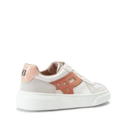 Shop Fratelli Rossetti Grey Leather Sneaker | Rice
