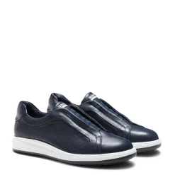 Outlet Fratelli Rossetti Grey Leather Sneaker | Navy blue