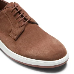 Shop Fratelli Rossetti Grey Suede Sneaker | Almond