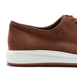 Shop Fratelli Rossetti Grey Suede Sneaker | Almond