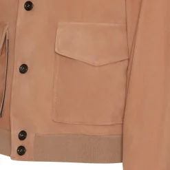 Best Fratelli Rossetti Suede Jacket | Hazelnut