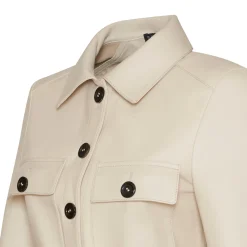 New Fratelli Rossetti Ivory Leather Safari Jacket | Avorio