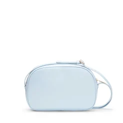 Sale Fratelli Rossetti Leather Brera Shoulder Bag | Light blue