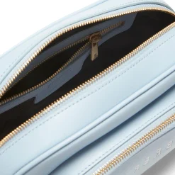Sale Fratelli Rossetti Leather Brera Shoulder Bag | Light blue