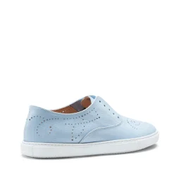 Sale Fratelli Rossetti Suede Hobo Sport Sneaker | Light blue