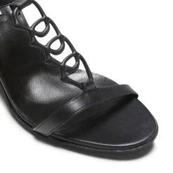 Best Sale Fratelli Rossetti Magenta Leather Sandal | Black