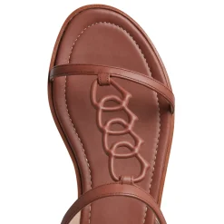 Sale Fratelli Rossetti Magenta Leather Sandal | Almond