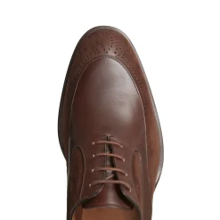 Sale Fratelli Rossetti Leather And Suede Lace-up Shoe | Mahogany