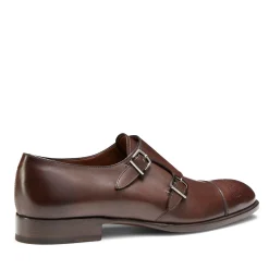 Best Fratelli Rossetti Leather Double-buckle Derby Shoe | Mahogany