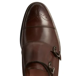 Best Fratelli Rossetti Leather Double-buckle Derby Shoe | Mahogany