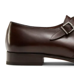 Best Fratelli Rossetti Leather Double-buckle Derby Shoe | Mahogany