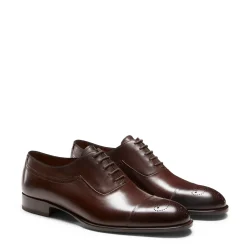 Discount Fratelli Rossetti Leather Lace-up Shoe | Mahogany