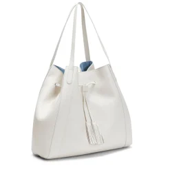 Cheap Fratelli Rossetti Tassel Shoulder Bag | Milk white