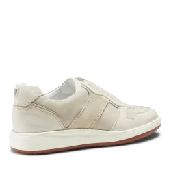 Store Fratelli Rossetti Milk-white Leather And Fabric Sneaker | Milk white