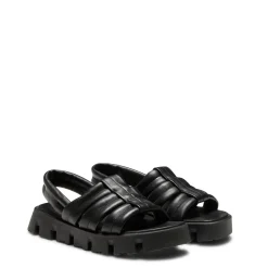 Store Fratelli Rossetti Milk-white Leather Sandal | Black