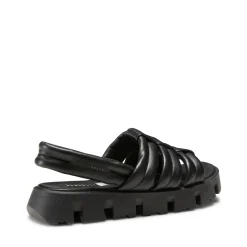 Store Fratelli Rossetti Milk-white Leather Sandal | Black