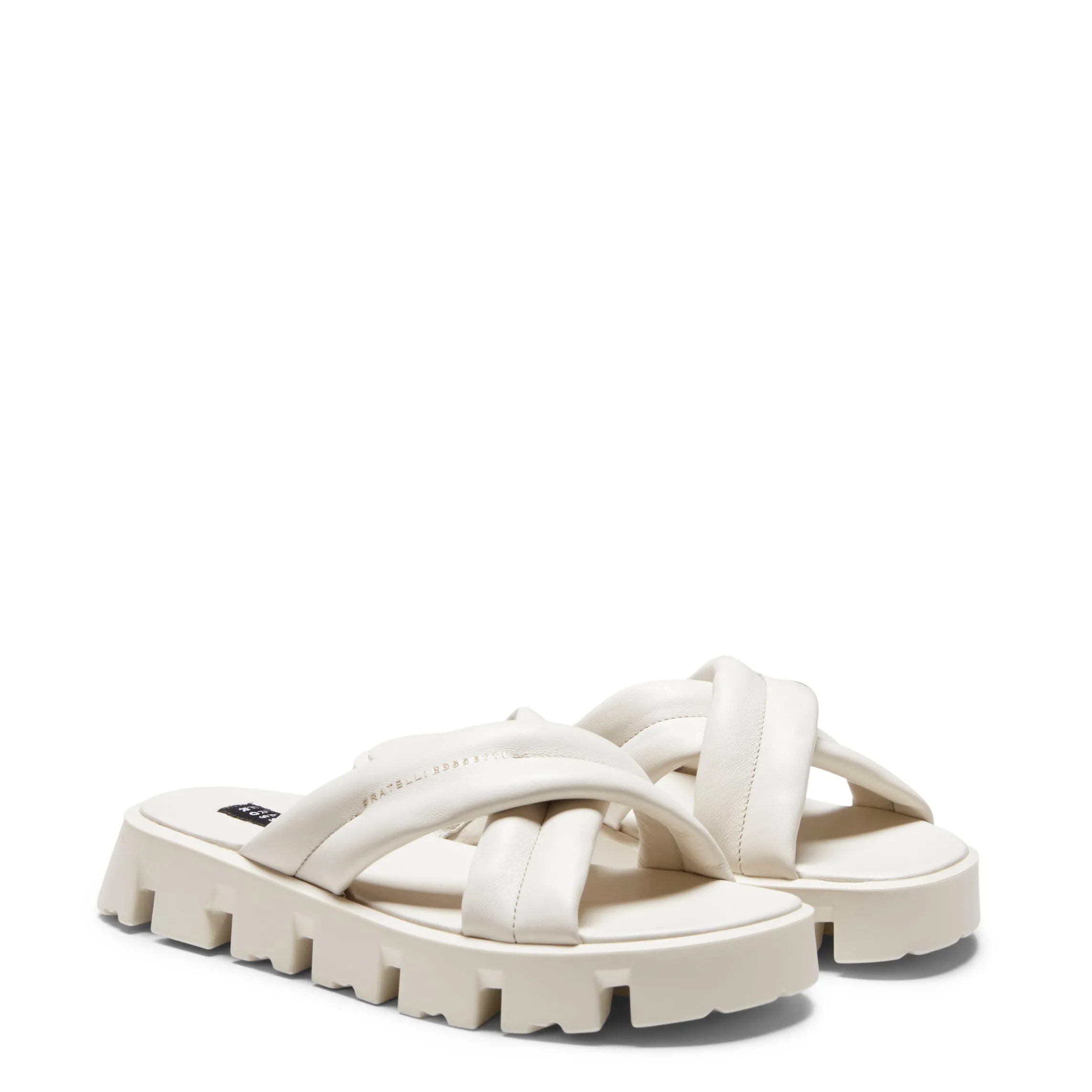 Clearance Fratelli Rossetti Milk-white Leather Sandal | Milk white