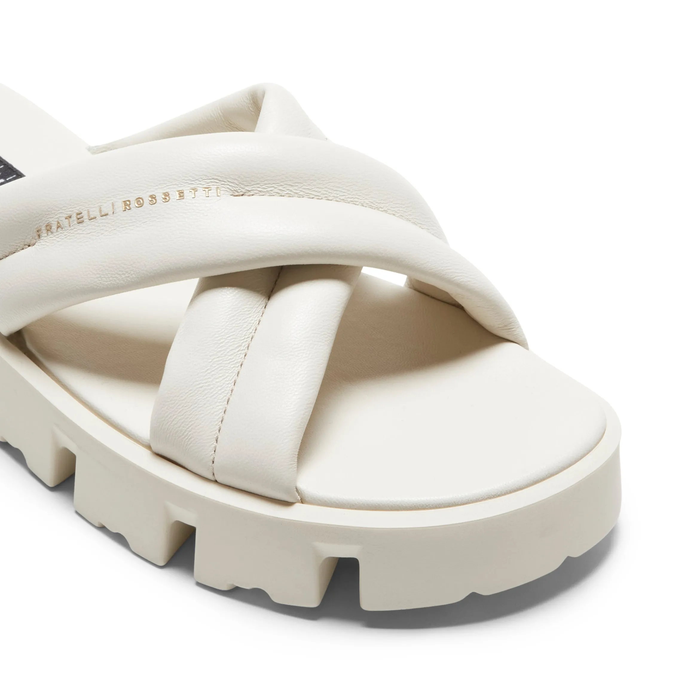 Clearance Fratelli Rossetti Milk-white Leather Sandal | Milk white