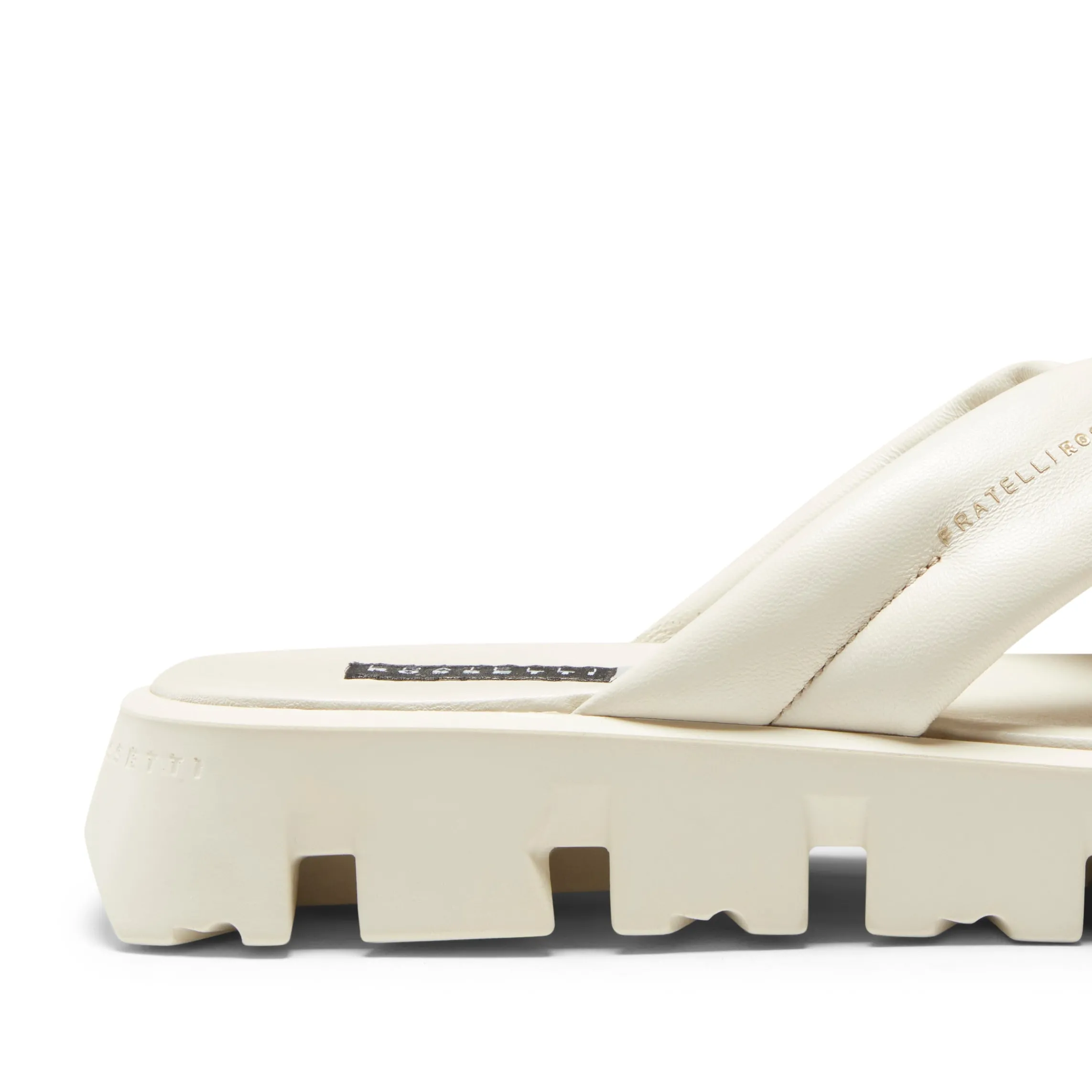 Clearance Fratelli Rossetti Milk-white Leather Sandal | Milk white