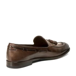 Store Fratelli Rossetti Mocassino Brera In Pelle- Tobacco Brown
