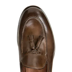 Store Fratelli Rossetti Mocassino Brera In Pelle- Tobacco Brown