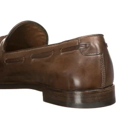 Store Fratelli Rossetti Mocassino Brera In Pelle- Tobacco Brown
