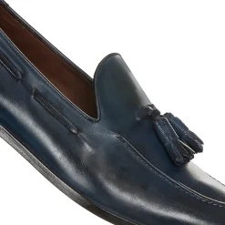 Fashion Fratelli Rossetti Mocassino Brera In Pelle- Aquamarine