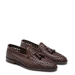 Shop Fratelli Rossetti Mocassino Brera Uomo In Pelle- Mahogany