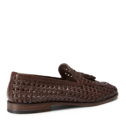 Shop Fratelli Rossetti Mocassino Brera Uomo In Pelle- Mahogany