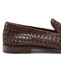 Shop Fratelli Rossetti Mocassino Brera Uomo In Pelle- Mahogany