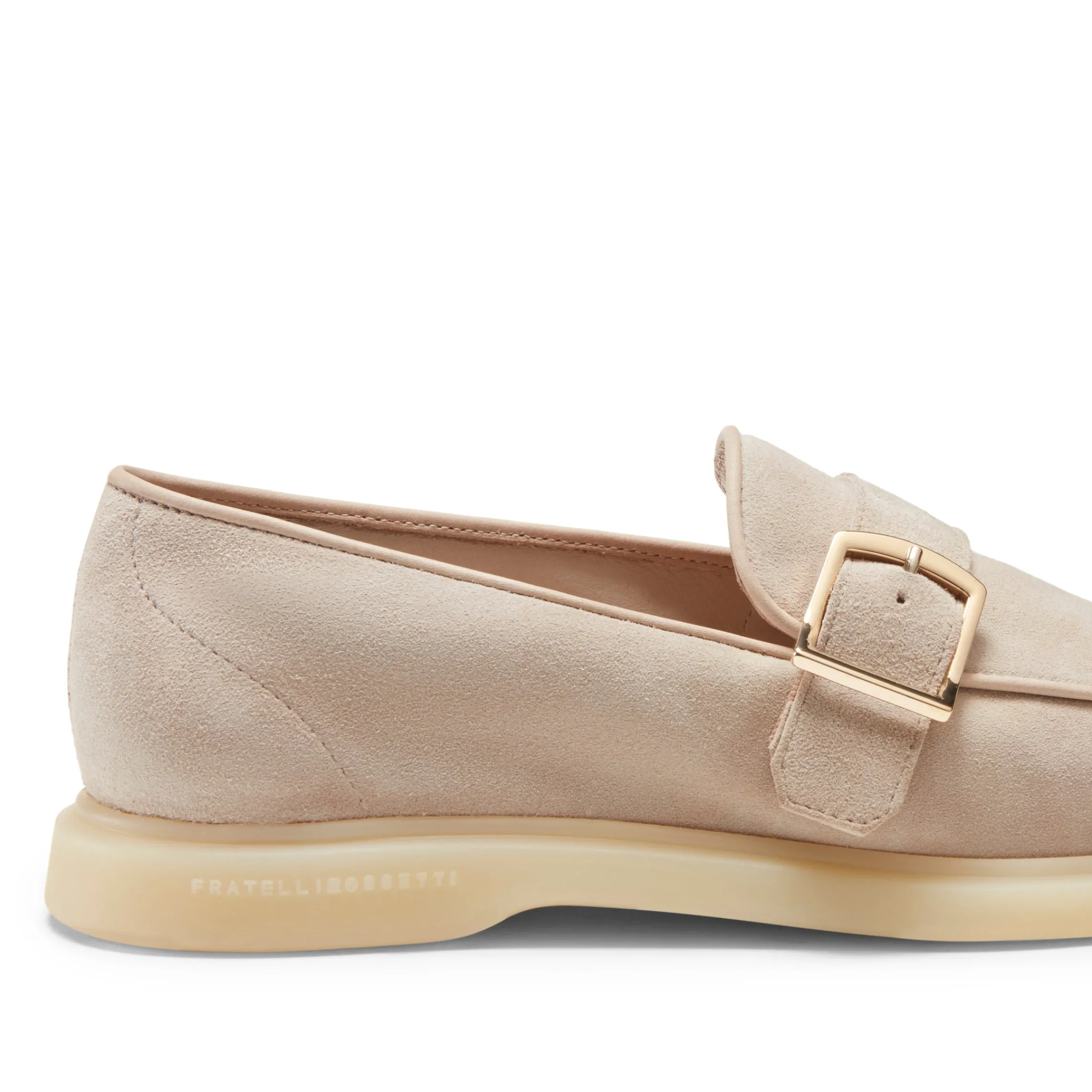 Hot Fratelli Rossetti Mocassino Donna In Suede- Sand
