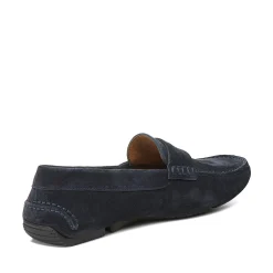 Flash Sale Fratelli Rossetti Mocassino Driver In Suede- Navy blue