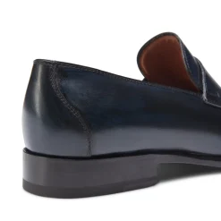Hot Fratelli Rossetti Mocassino Fascetta In Pelle- Navy blue