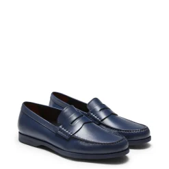 Clearance Fratelli Rossetti Mocassino Fascetta Uomo In Pelle- Navy blue
