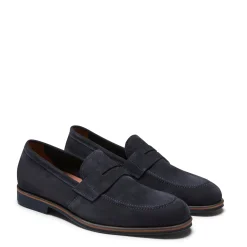 Flash Sale Fratelli Rossetti Mocassino In Suede- Navy blue