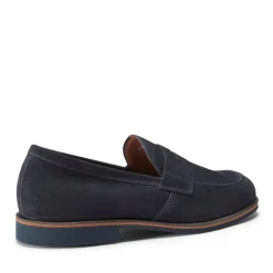 Flash Sale Fratelli Rossetti Mocassino In Suede- Navy blue