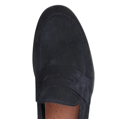 Flash Sale Fratelli Rossetti Mocassino In Suede- Navy blue