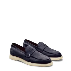 Best Fratelli Rossetti Mocassino In Suede- Navy blue