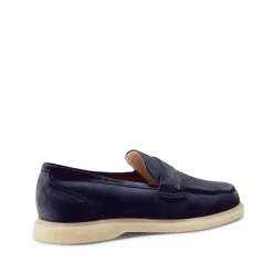 Best Fratelli Rossetti Mocassino In Suede- Navy blue