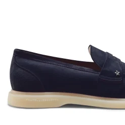 Best Fratelli Rossetti Mocassino In Suede- Navy blue