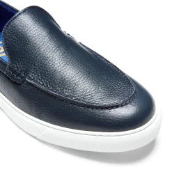 Hot Fratelli Rossetti Mocassino Uomo In Pelle Blu- Navy