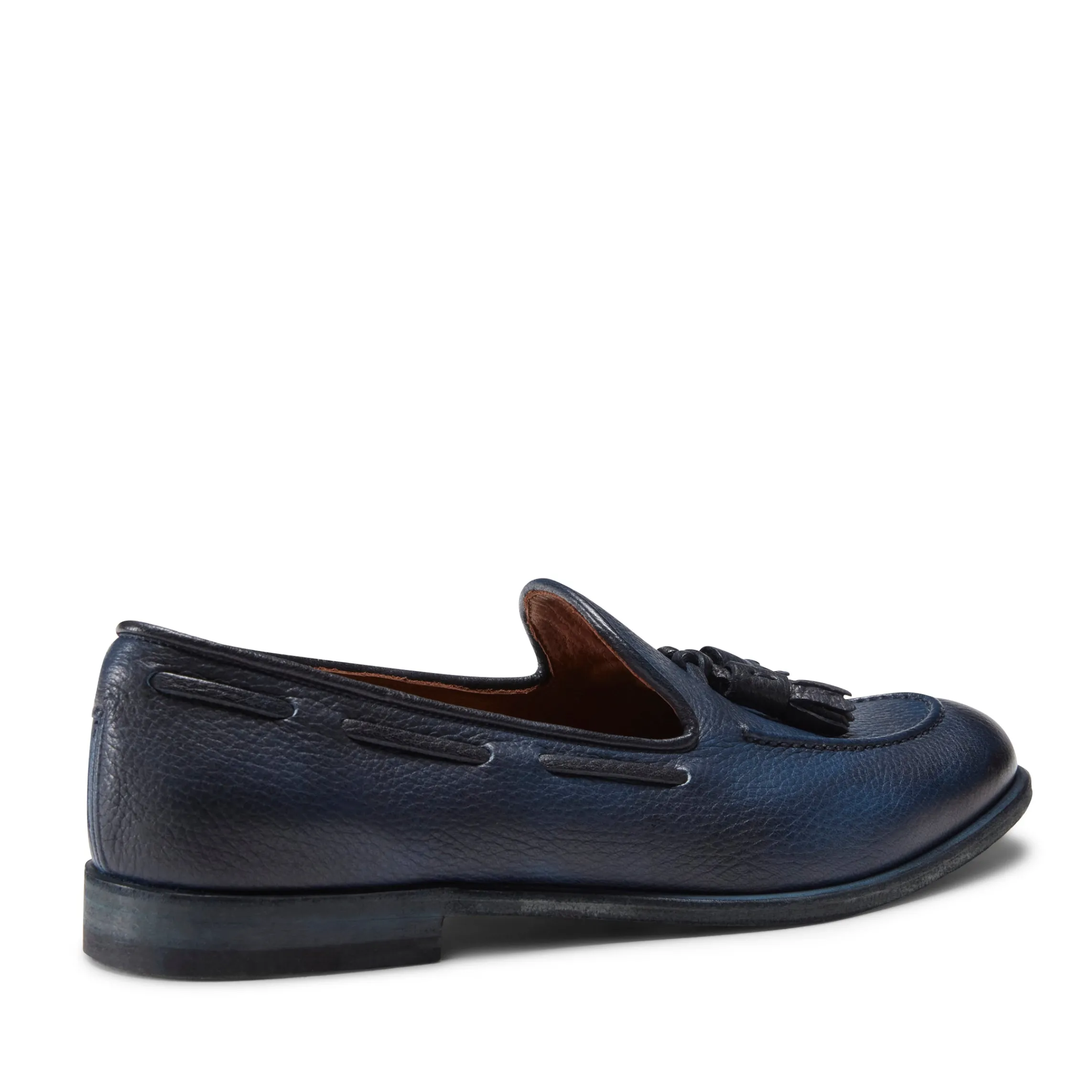Online Fratelli Rossetti Mocassino Uomo In Pelle- Navy blue