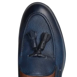 Online Fratelli Rossetti Mocassino Uomo In Pelle- Navy blue