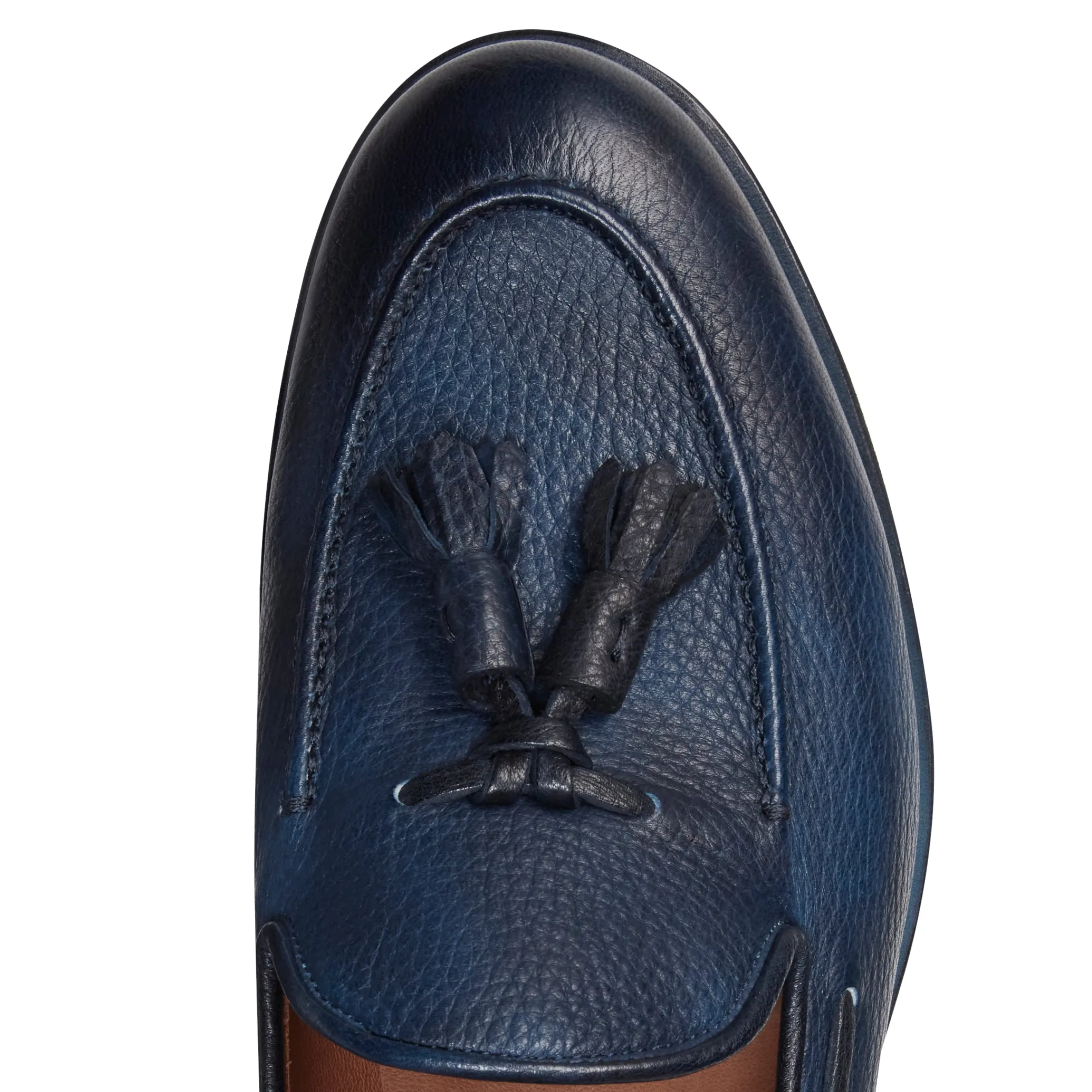 Online Fratelli Rossetti Mocassino Uomo In Pelle- Navy blue