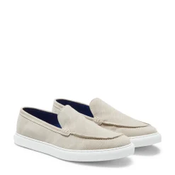 Shop Fratelli Rossetti Mocassino Uomo In Suede Corda- Beige